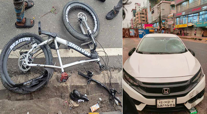 একাদশ শ্রেণির ছাত্রের হাতে স্টিয়ারিং, প্রাণ গেল সাইকেল আরোহীর