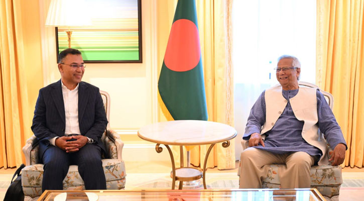 ড. ইউনূস-তারেক রহমানের বৈঠকে যে আলোচনা হলো