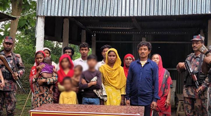 মৌলভীবাজার সীমান্ত দিয়ে আরও ১৩ জনকে পুশ-ইন