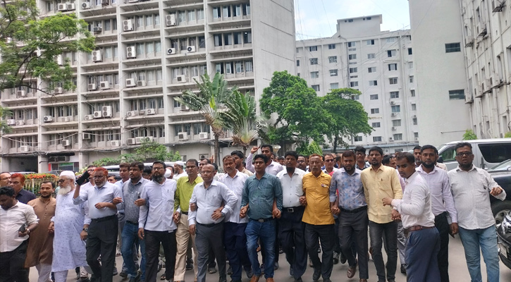 সোমবার দুই ঘণ্টা কর্মবিরতির ঘোষণা সচিবালয় কর্মচারীদের