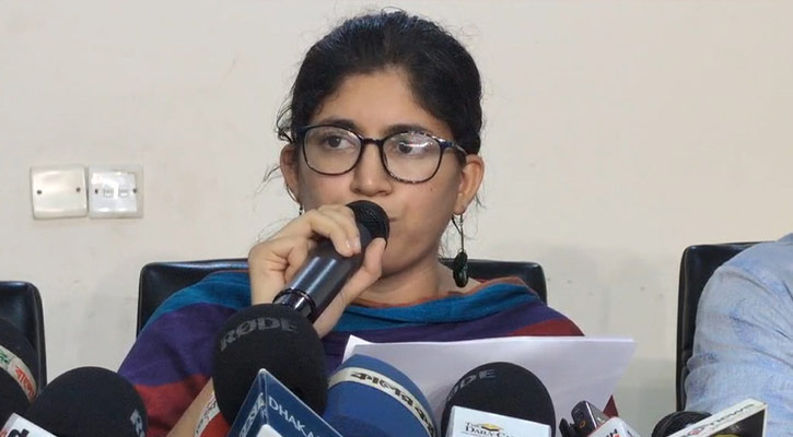 বৈষম্যবিরোধী ছাত্র আন্দোলন থেকে সরে গেলেন উমামা, জানালেন কারণ