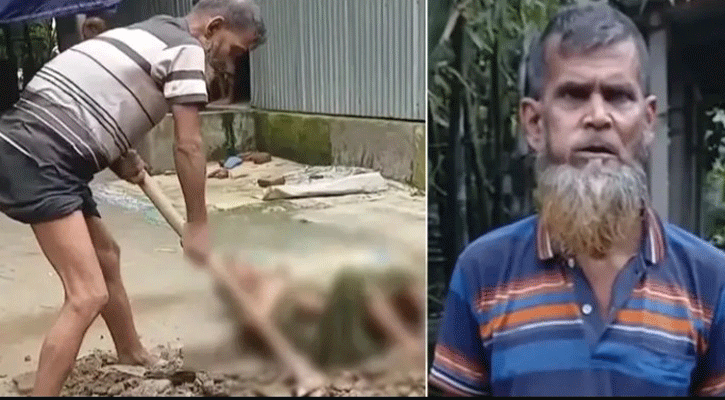 শ্রীবর্দীতে অসুস্থ স্ত্রীকে জ্যান্ত কবর দেওয়ার চেষ্টা, ভিডিও ভাইরাল