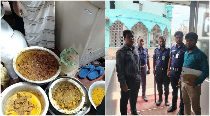 পচা খাবার সংরক্ষণ করে বিক্রি, হোটেল মালিকসহ ৩ জনের জরিমানা